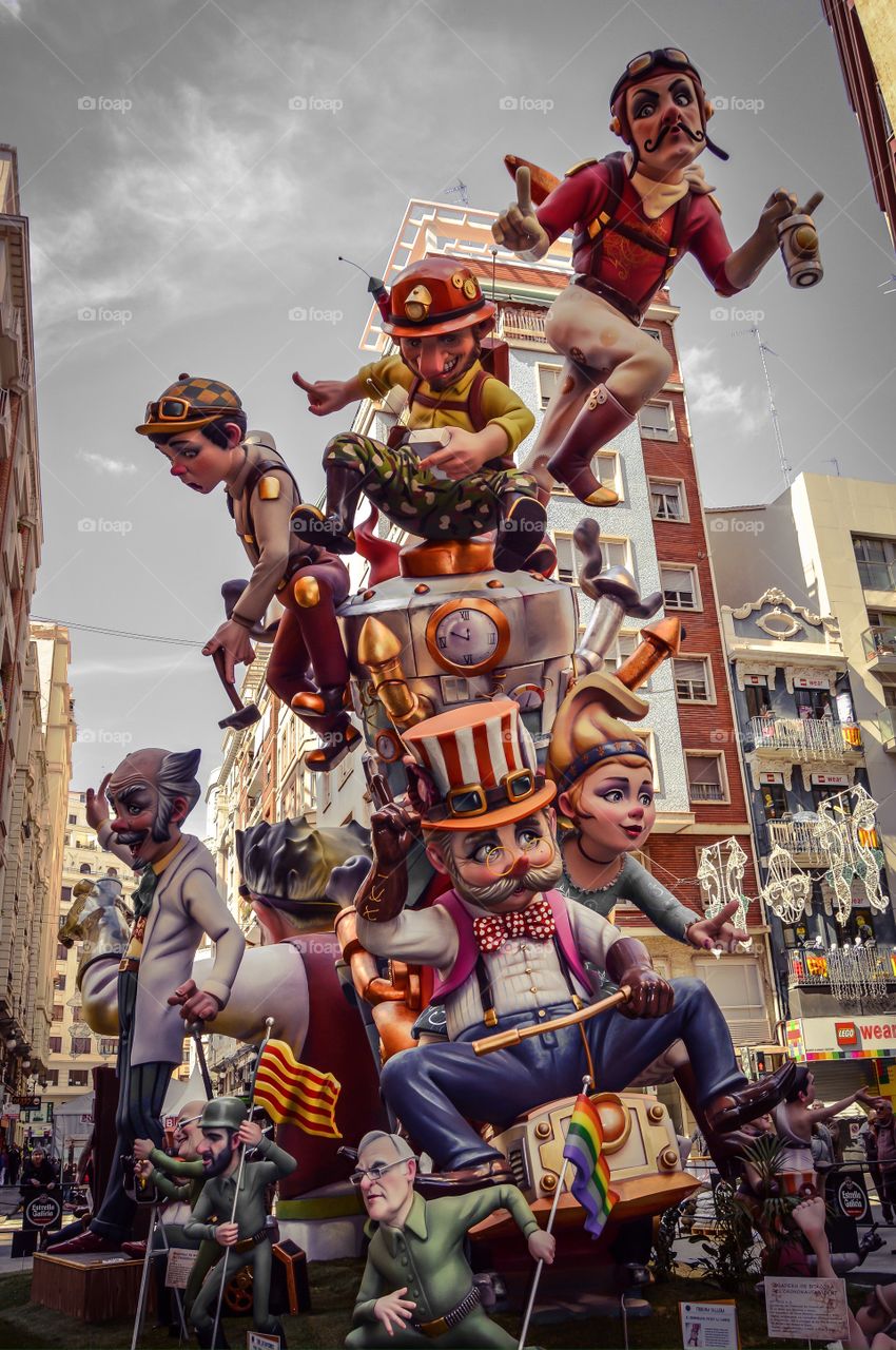 Falla San Vicente - Periodista Azzati - 2016 (Valencia - Spain)