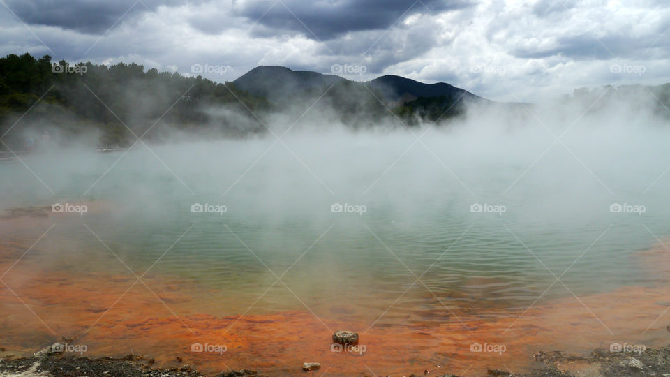 Artist's Palette. Rotorua, New Zealand. Feb. 2015, Wai-o-Tapu Thermal Wonderland