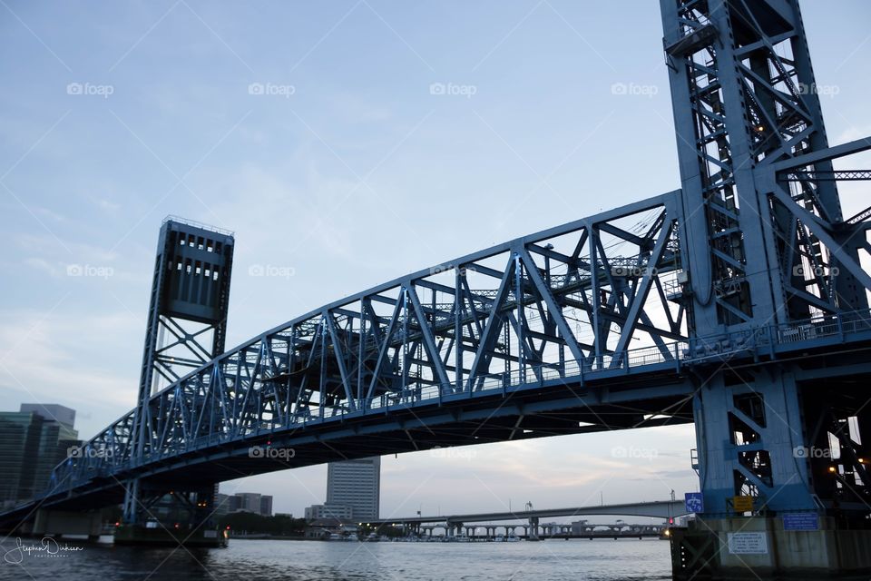 Bridge, No Person, Steel, Transportation System, Sky