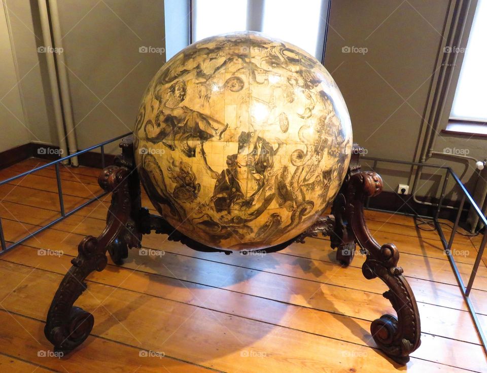 antique globe