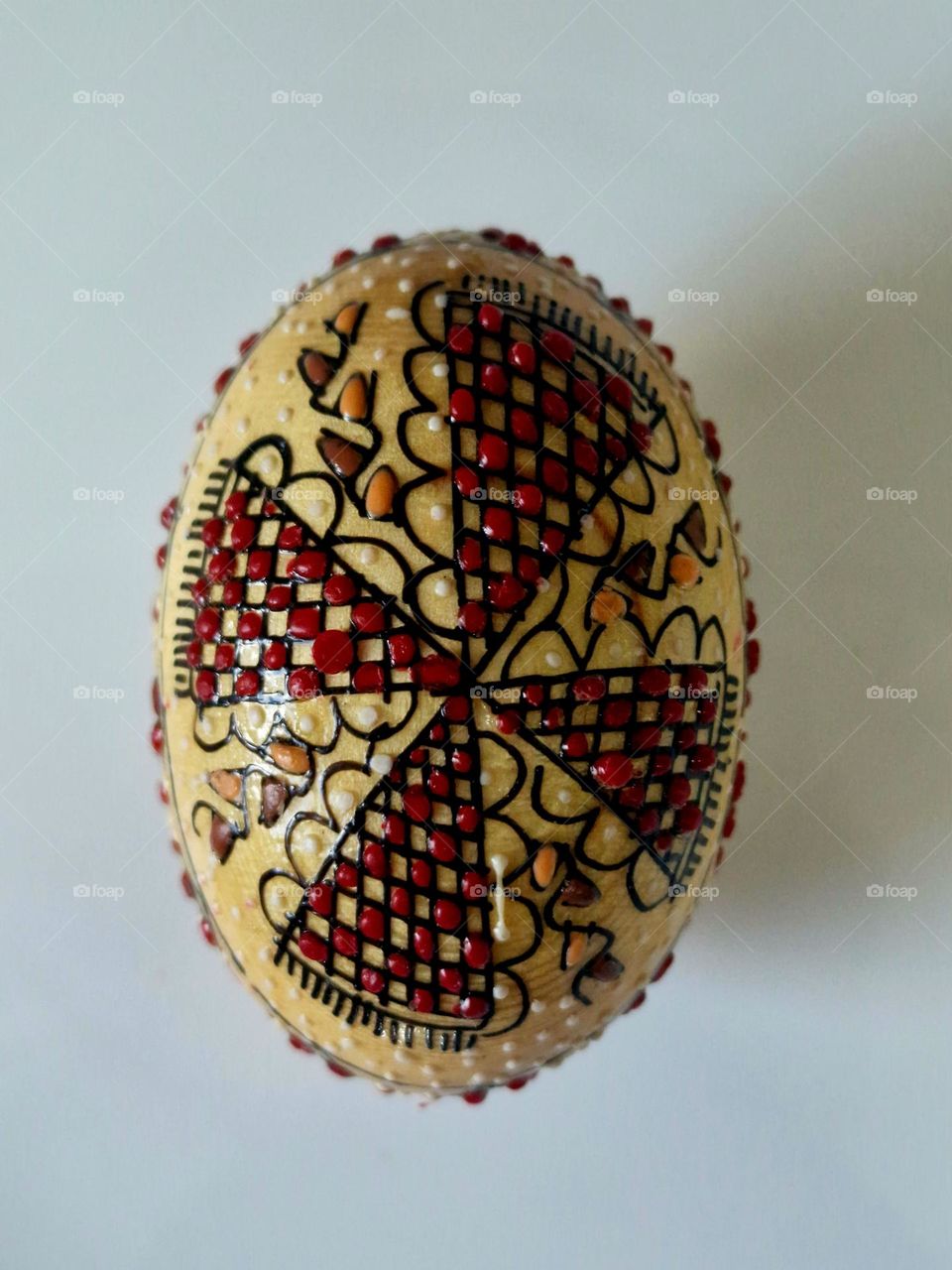 hand painted egg