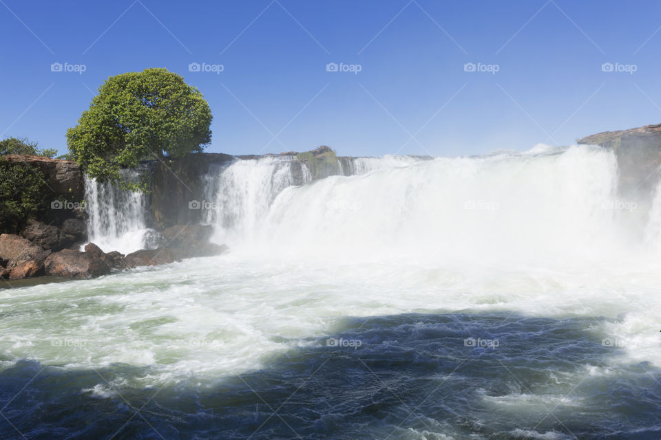 Prata waterfall in Jalapao State Park.