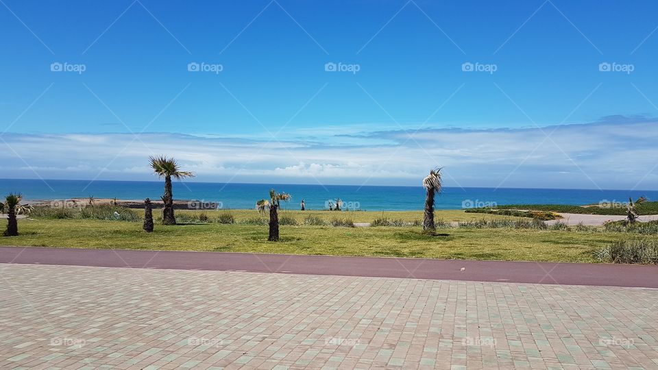 Atlantic Ocean from Sale City Morocco