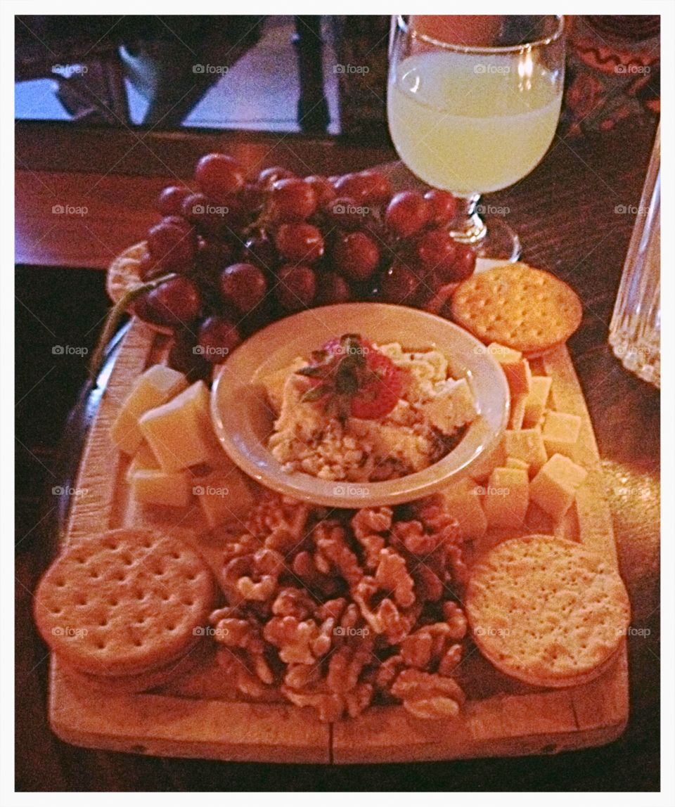 Cheese Plate and Absinthe 