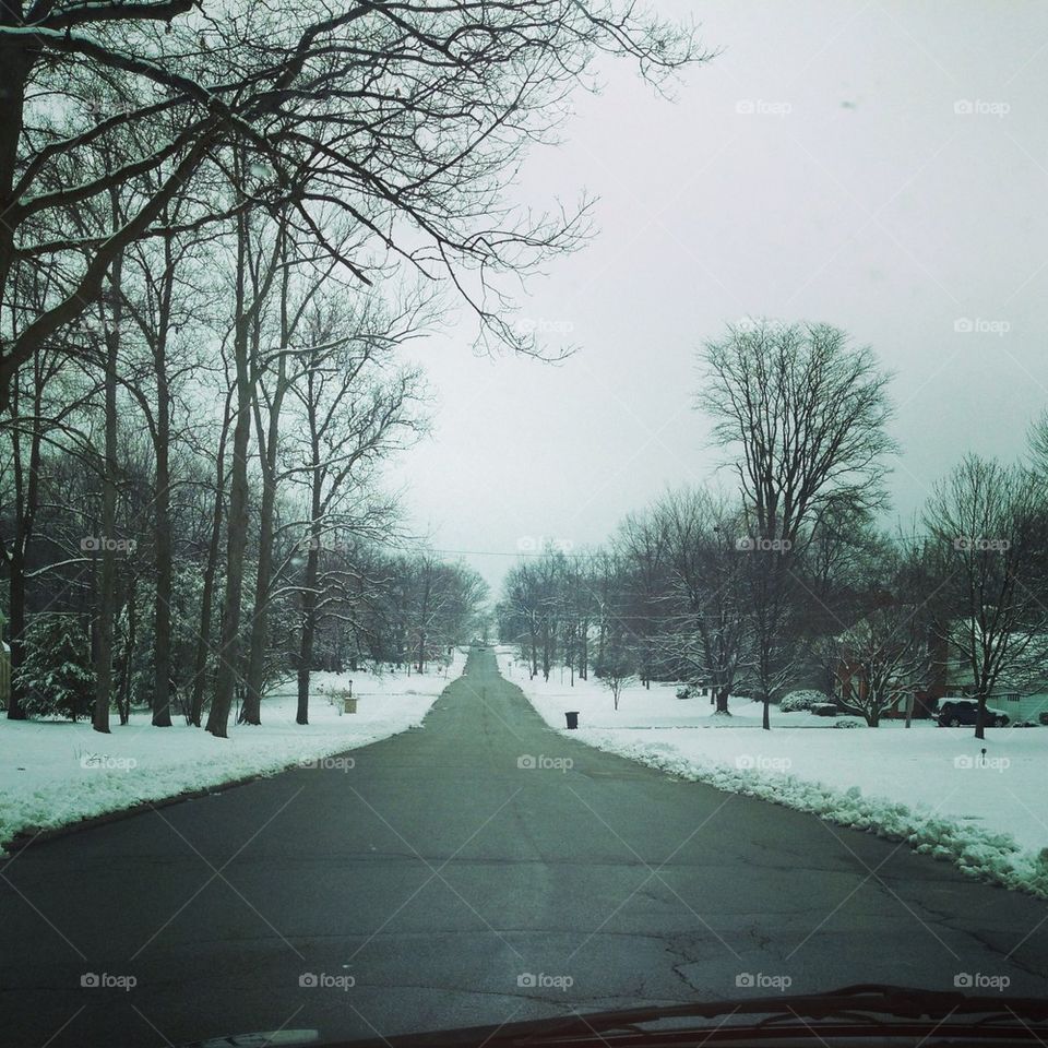 Driving in the winter