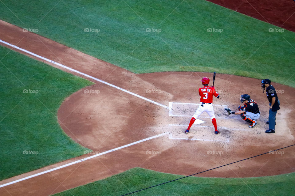 Batter Waiting for the Pitch