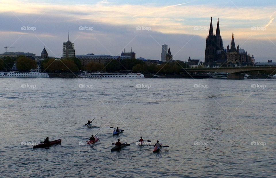Rhein Köln the Dom