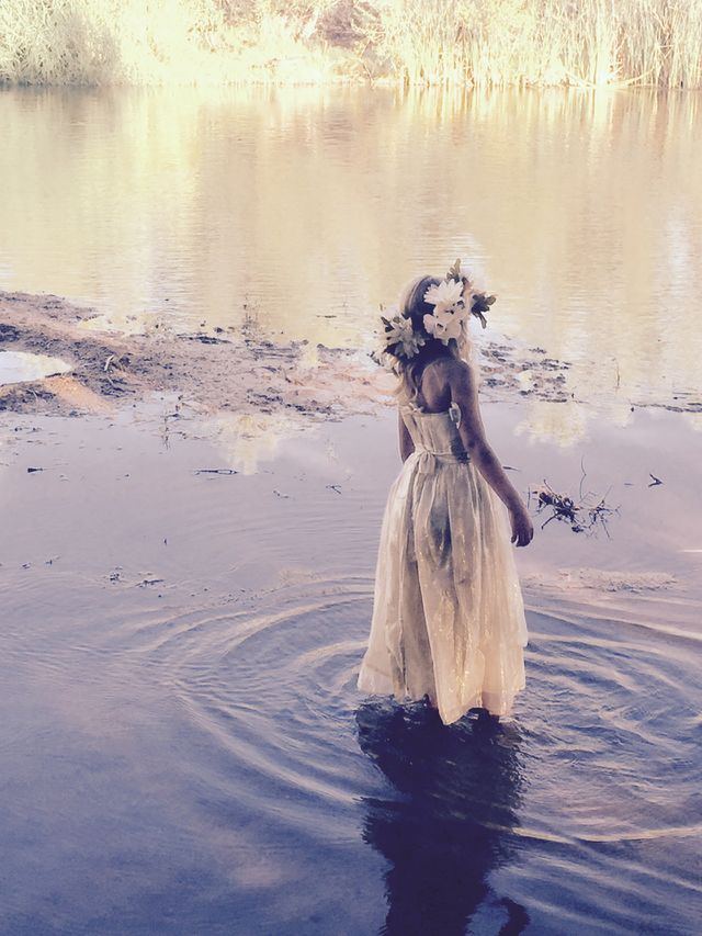 This is Type 1 diabetes. Libby has created an alter ego as a water fairy, to escape the harsh reality of living with Type 1 diabetes. 
