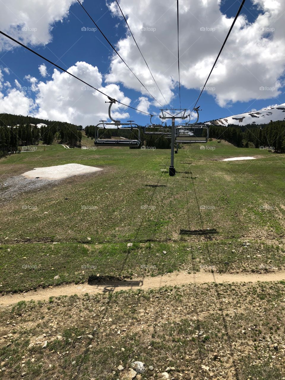Ski Lift in Summer