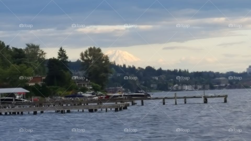 Rainier and the docks