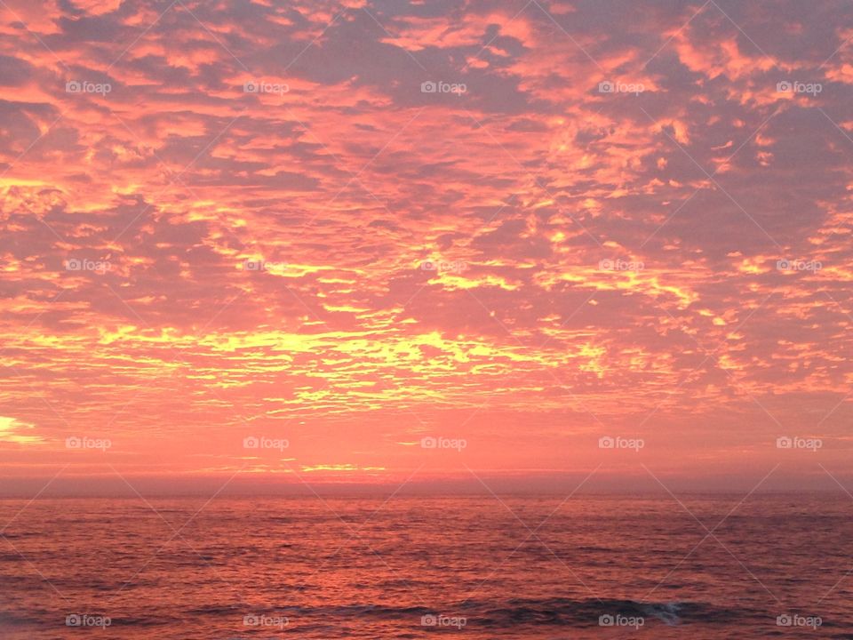 La Jolla, San Diego, CA - pink sunset