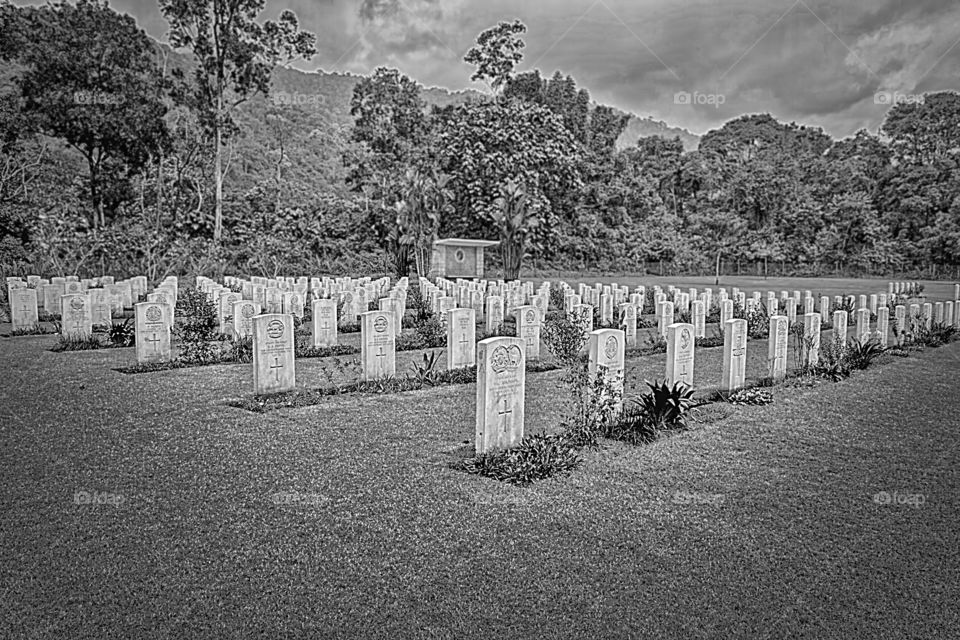 Cemetery of British soldiers