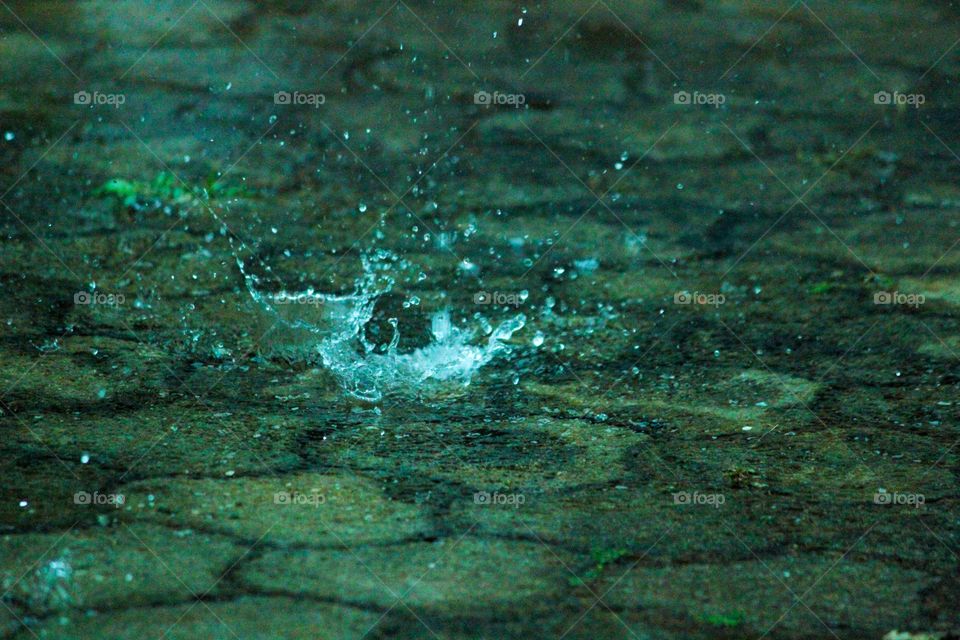 Droplets on rain
