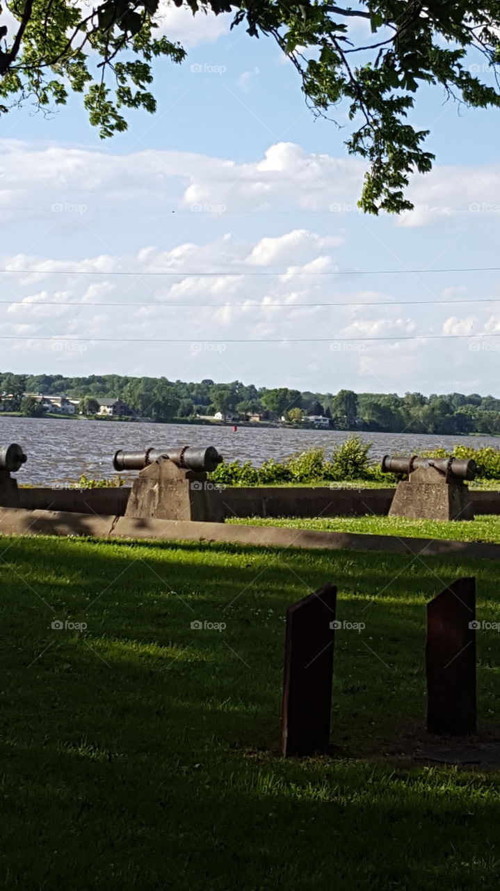 river front cannons