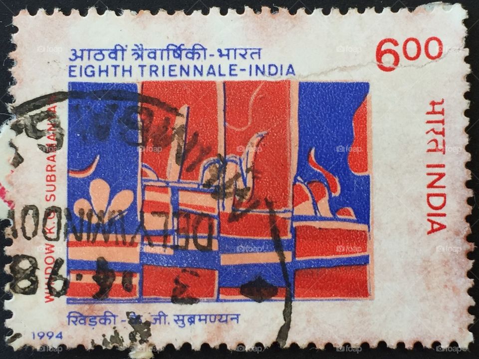 Indian stamp eighth trienniale 1994
