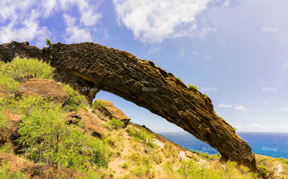 Scenic view of arch formation