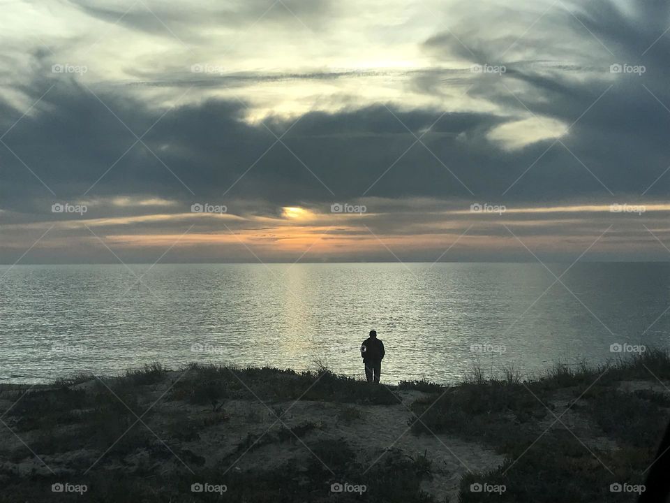 Sunset at the beach 