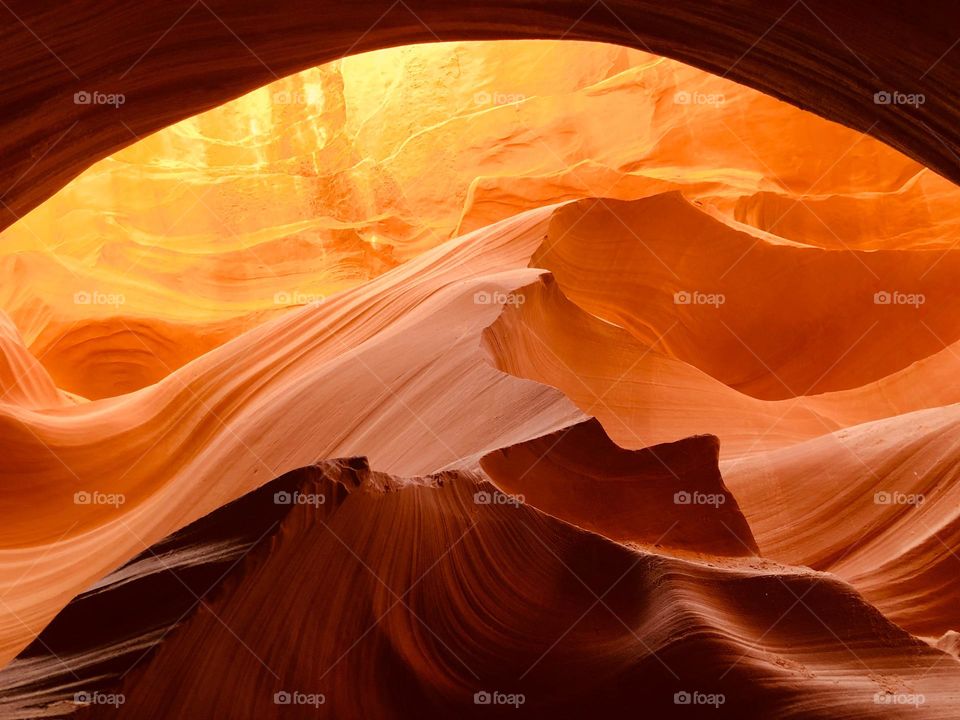 Red Rock Cavern In The Desert