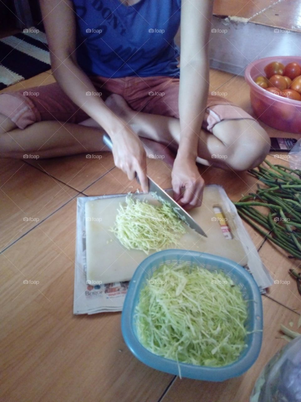 Preparing Vegetables