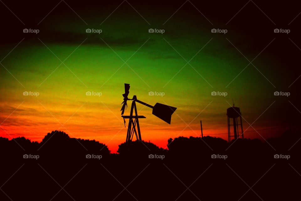 Sunrise in the country