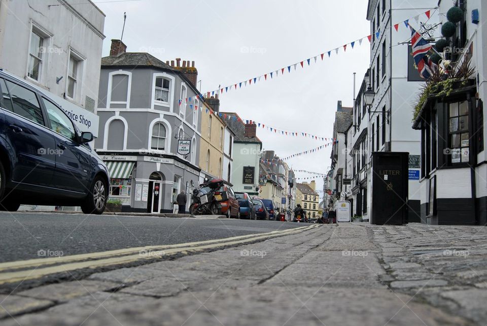 Worm's Eye View of Plymouth