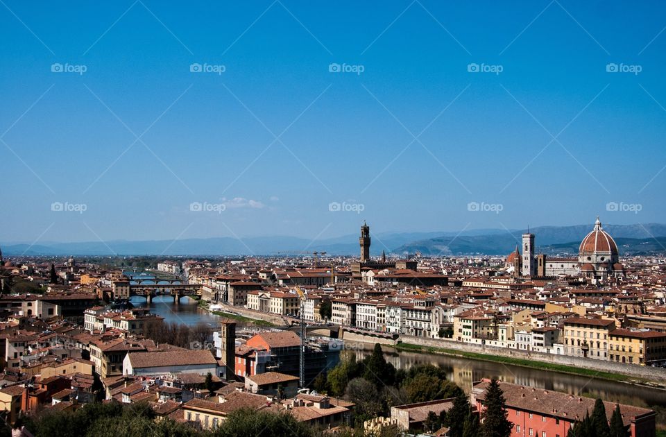 Florence - Italy
Panoramic view from Piazzale Michelangelo