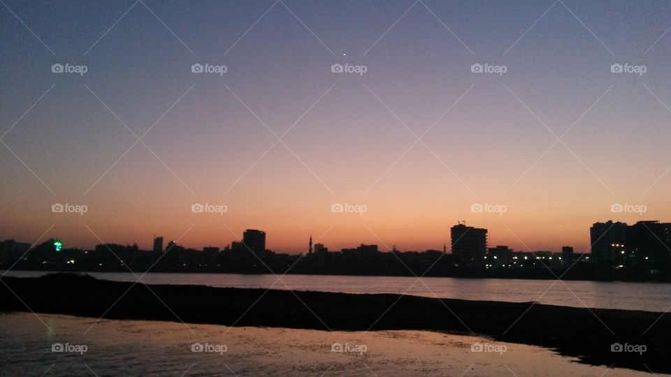 Sunset - Nile River - Island - Buildings - Nature - Sky - Dawn - Sea - Beach - City - Landscape