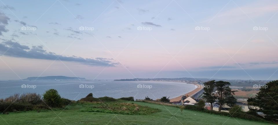Weymouth bay in the distance