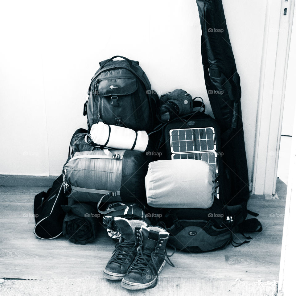 Luggage, Bag, Trip (Journey), Leather, Chair