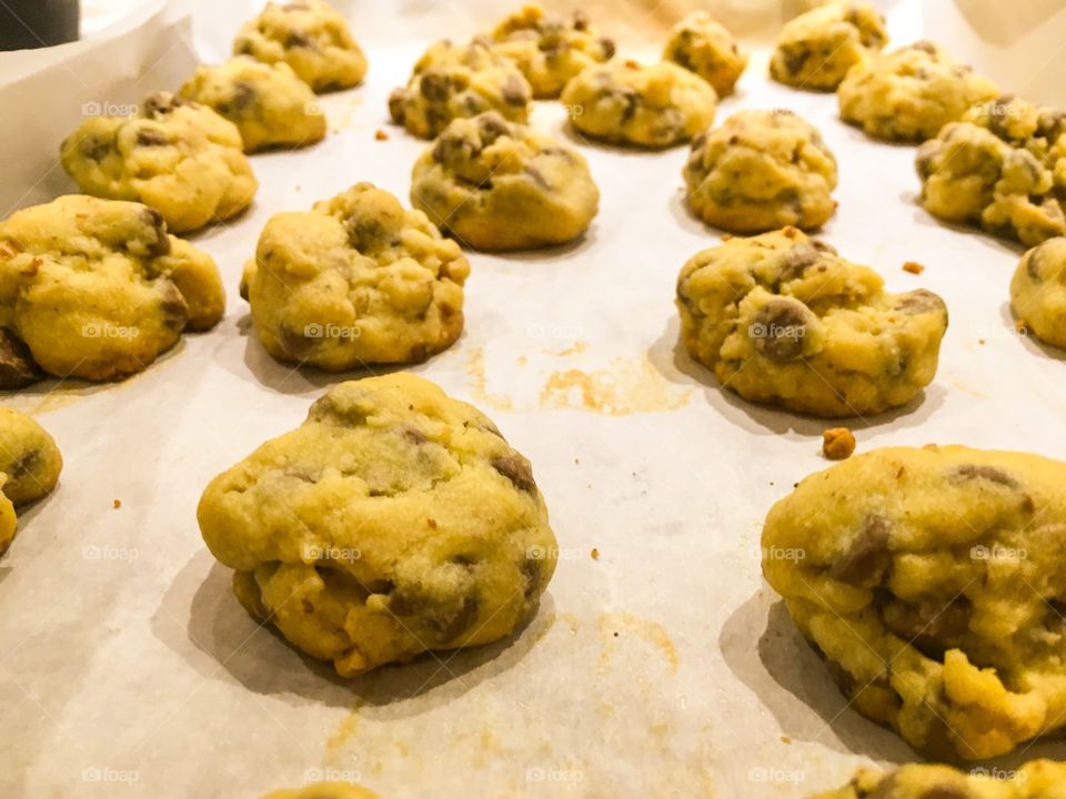 Baking Christmas cookies