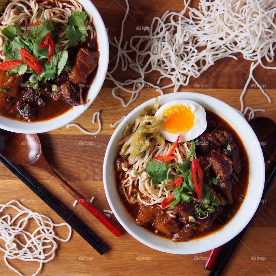 Spicy Taiwanese beef noodles