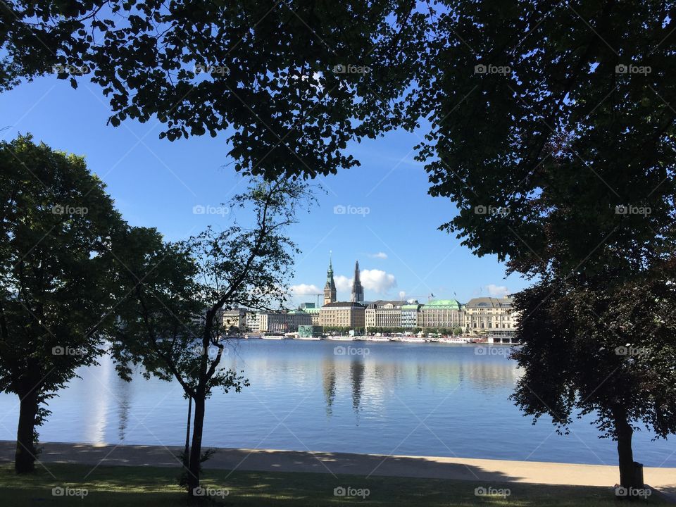View of hamburg