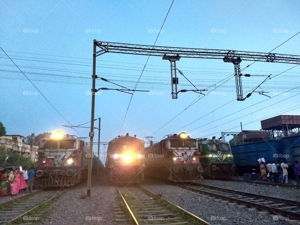 Railway, Train, Transportation System, Locomotive, Railroad Track