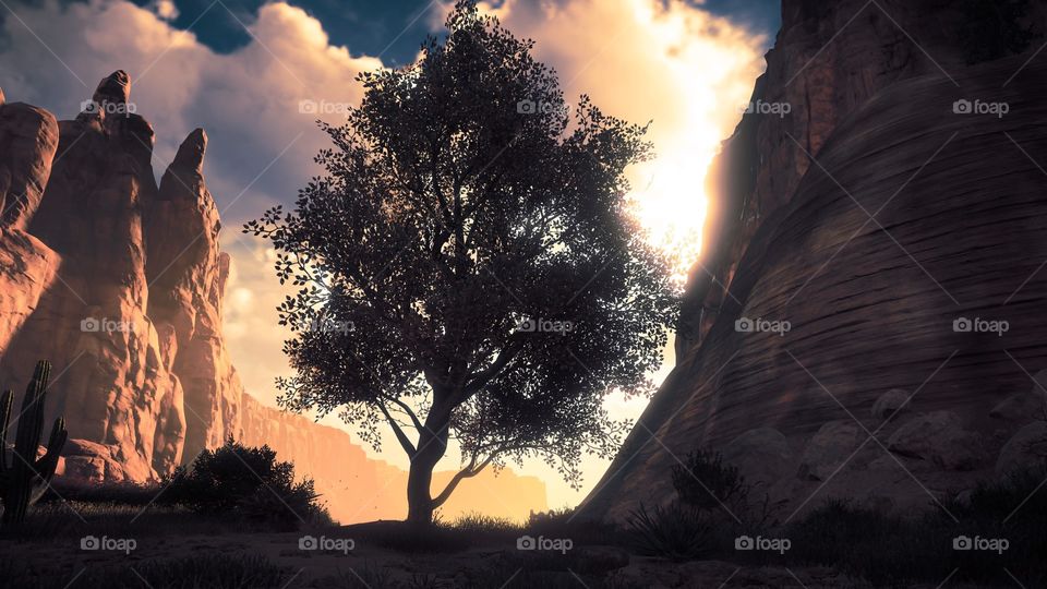 Zero Dawn Tree on the PS4 Pro