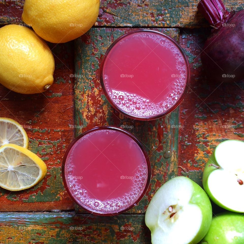Healthy Pink Lemonade