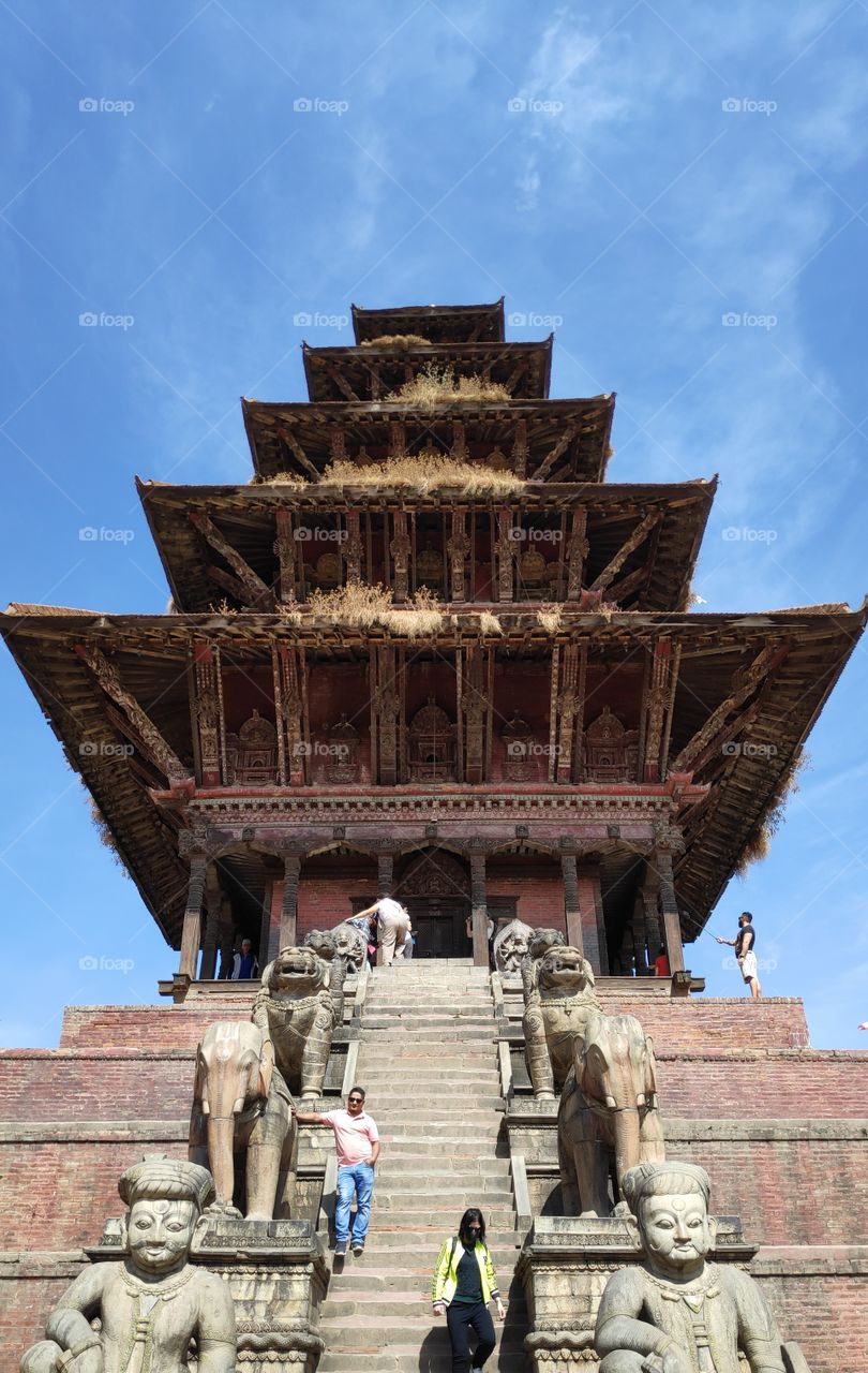Beautiful art of Temple in Nepal. Containing a very old history of arts of Nepal.