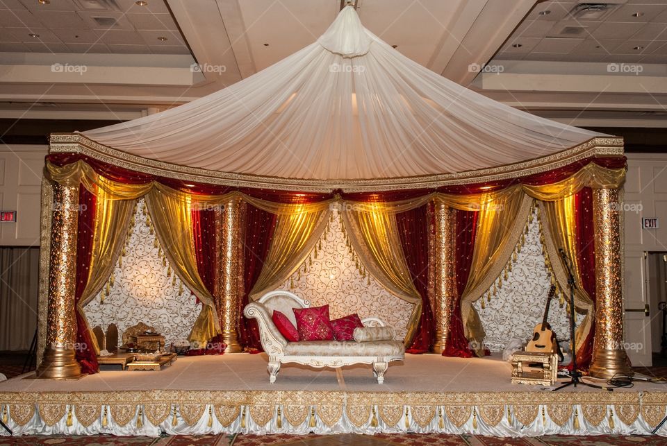 Indian wedding mandap 