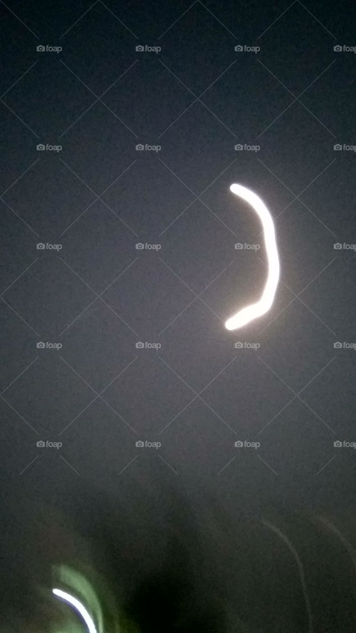 This Is Real Moon In The Sky Cemera is Shaking Looks Nice Good