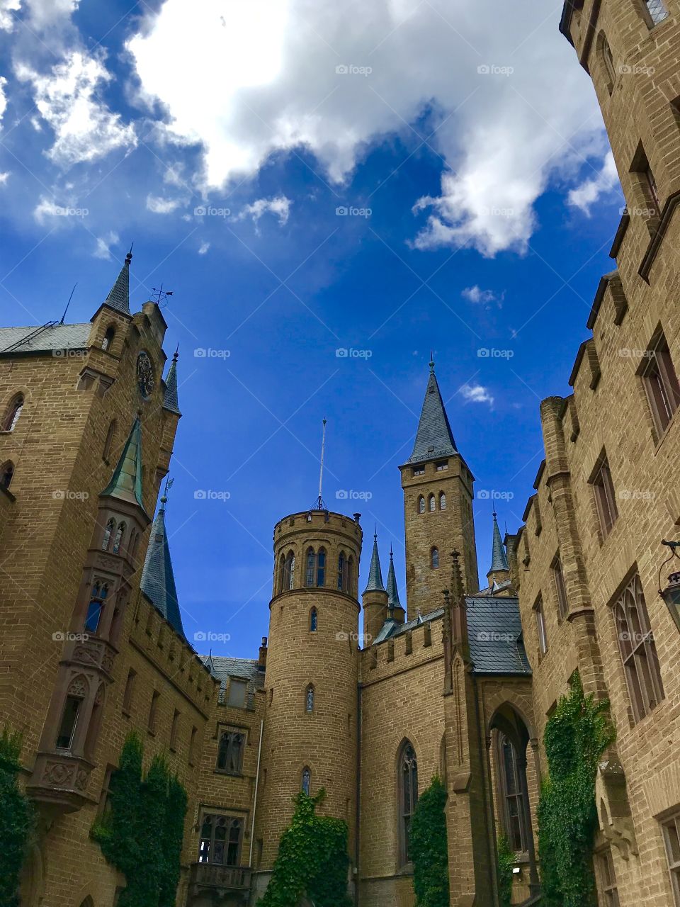 Burg Hohenzollern courtyard