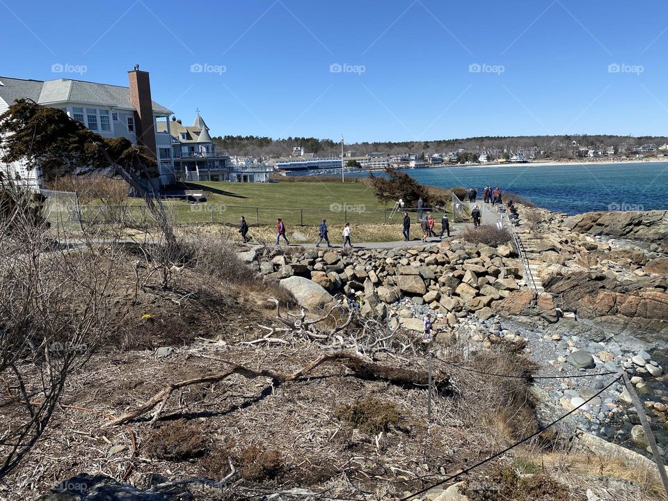 Coastal path Maine