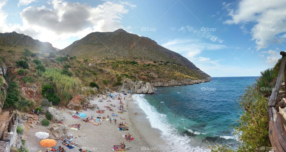 riserva dello zingaro. Beach in zingaro reserve (San Vito lo capo)