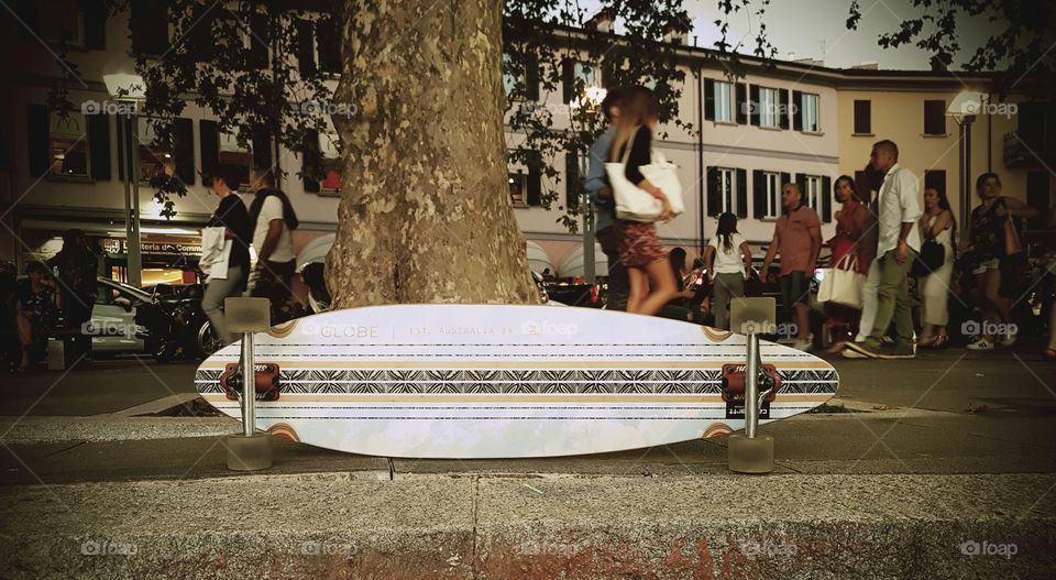 Longboard  skate.