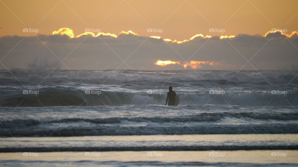 Oregon coast surf