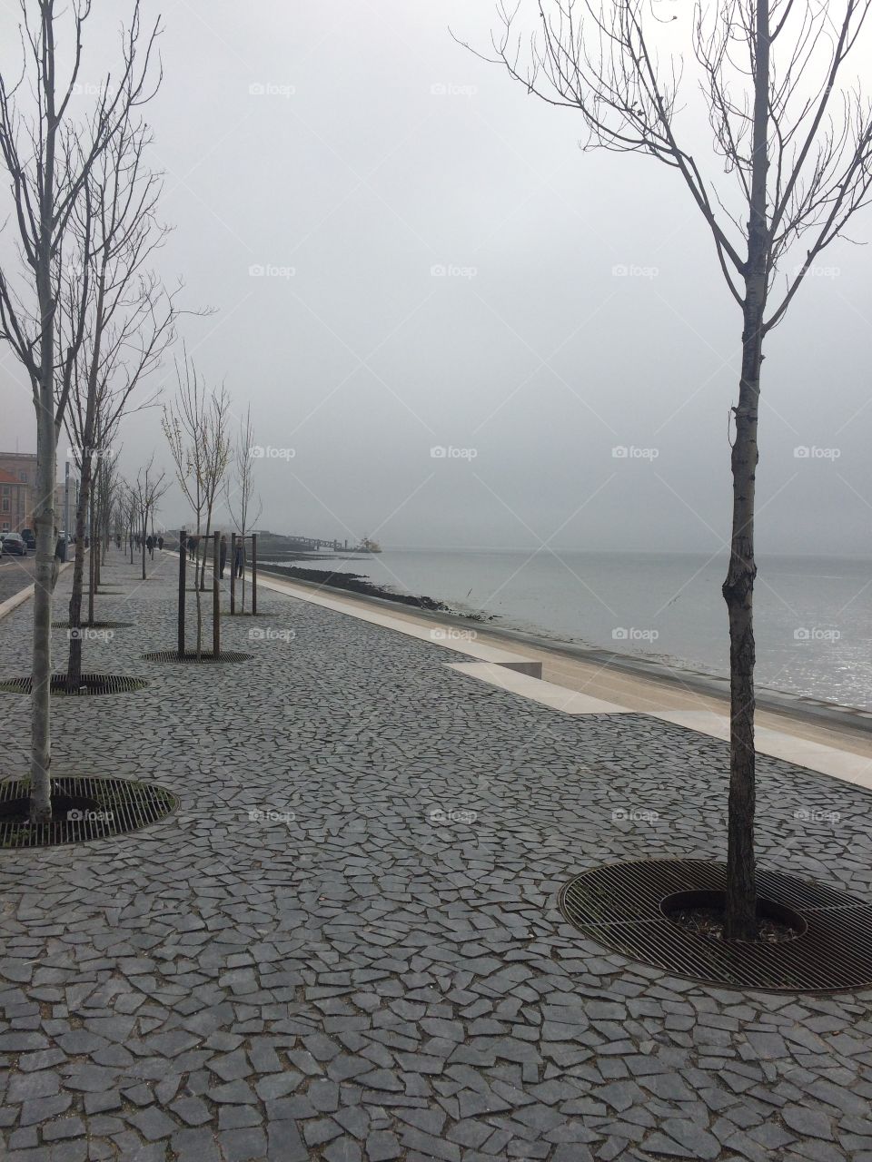 Near to river at cais Sodre Lisbon 