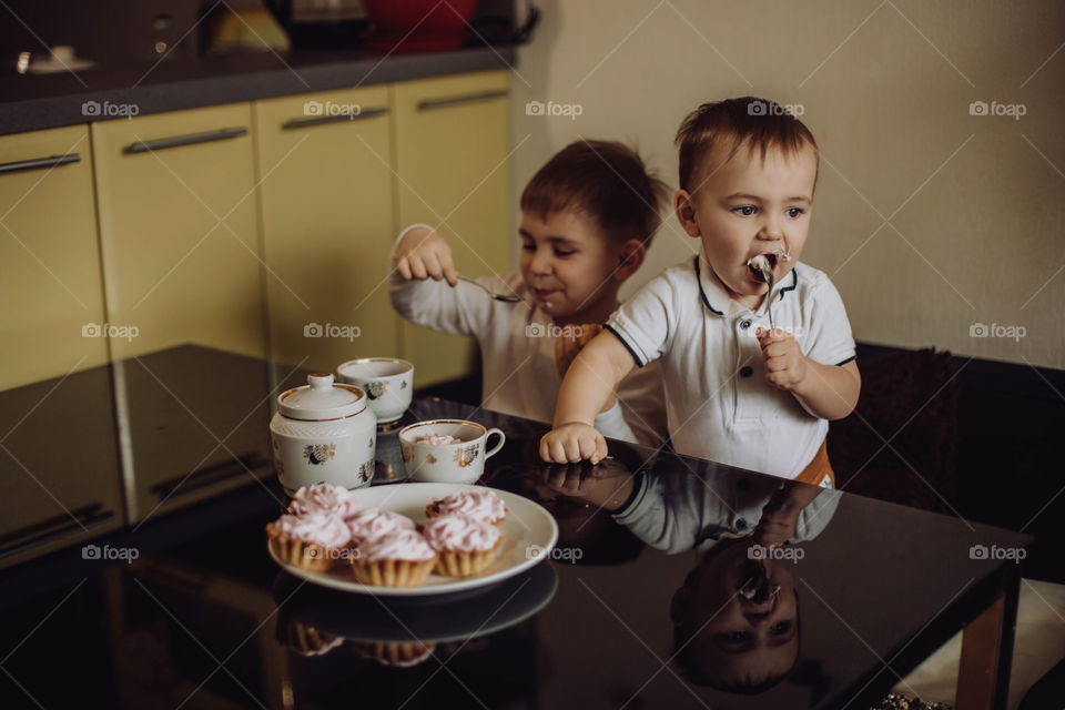 homemade tea party