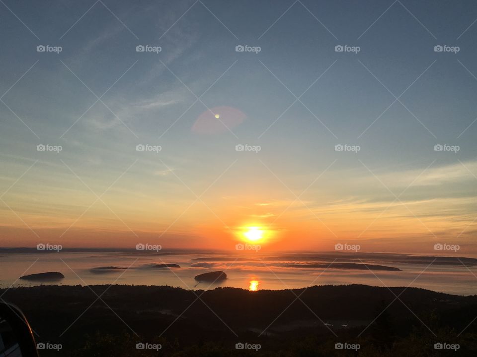 Sunrise in Acadia, Maine!