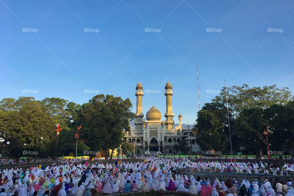 Eid al-Fitr at Malang, Indonesia