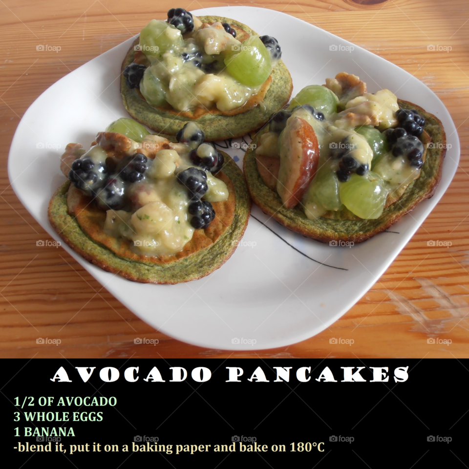 avocado pancakes