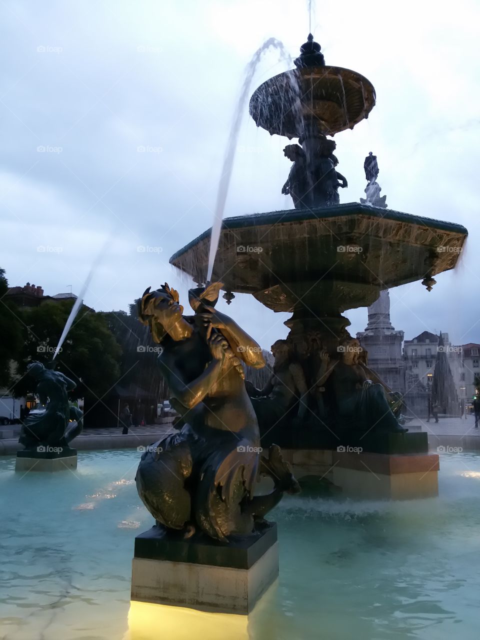 city fountain