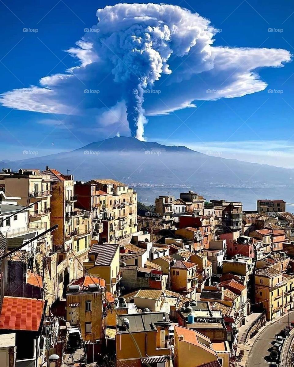 A volcano in Italy